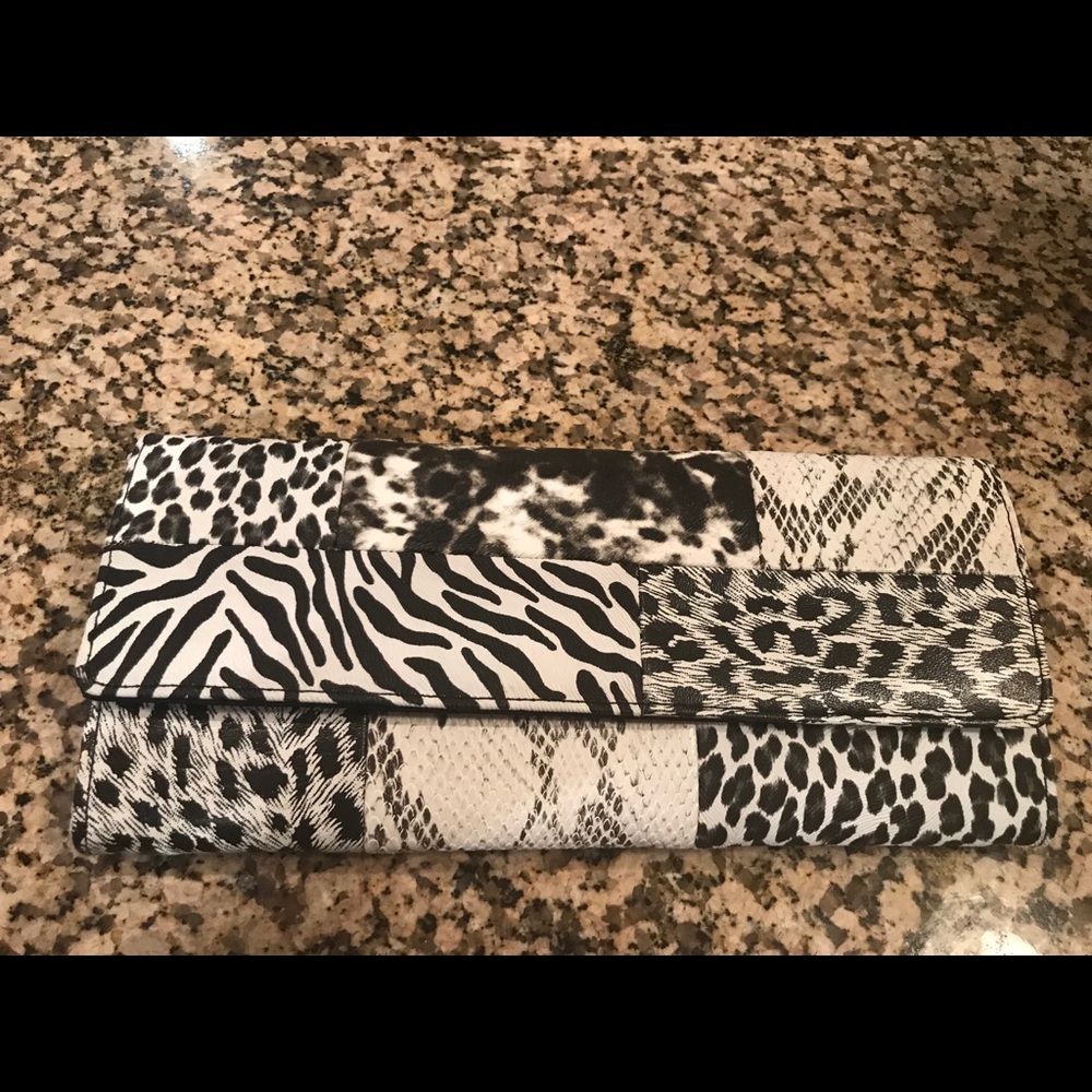 Animal Print Clutch